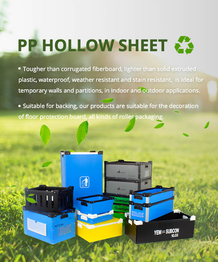 pp corrugated sheet for printing Advertising